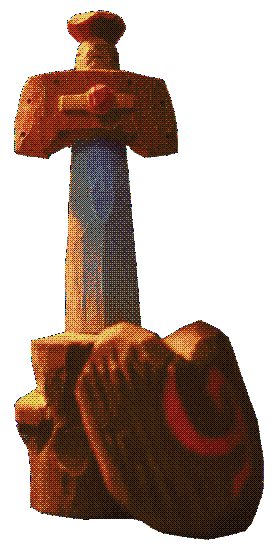 Zelda OoT Kokiri Sword woodcarving